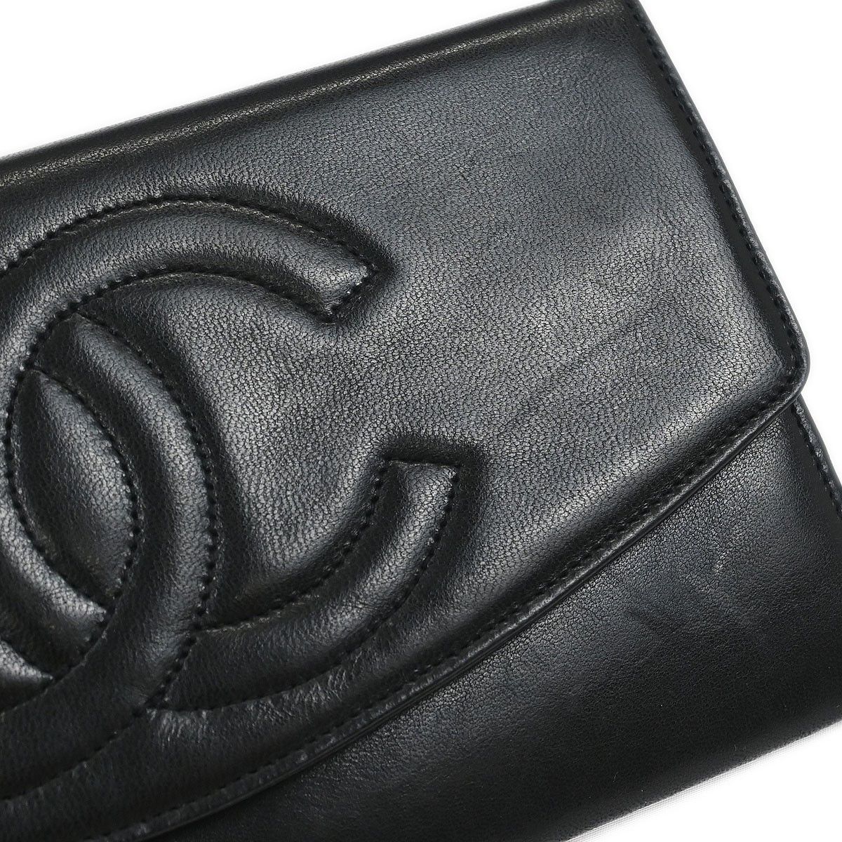 Chanel Chanel Vintage CC Flap Wallet Leather Size ONE SIZE - 7 Thumbnail
