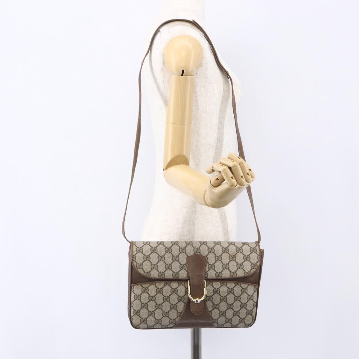 Gucci Gucci Vintage Shoulder Bag GG Canvas and Leather Size ONE SIZE - 13 Thumbnail