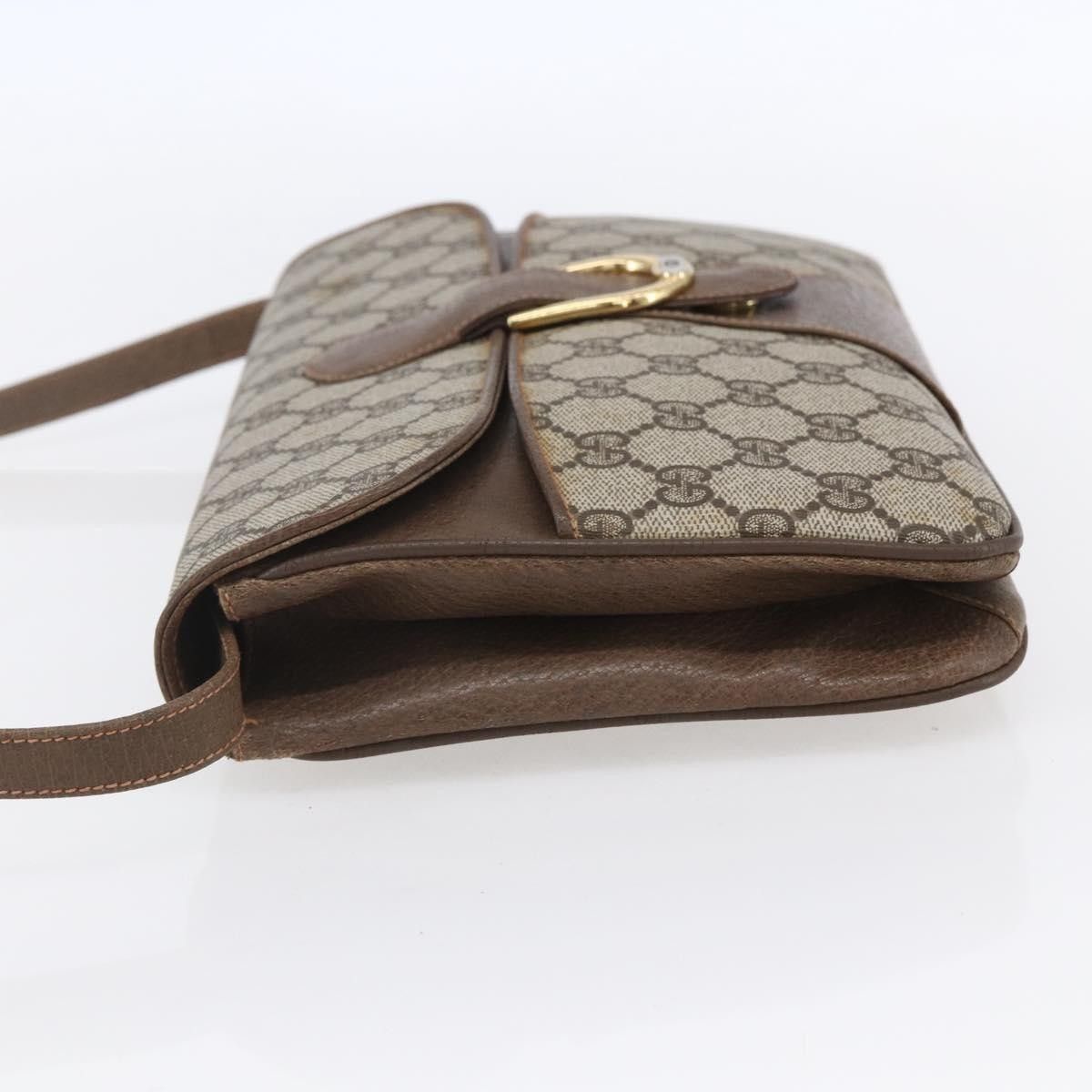 Gucci Gucci Vintage Shoulder Bag GG Canvas and Leather Size ONE SIZE - 3 Thumbnail