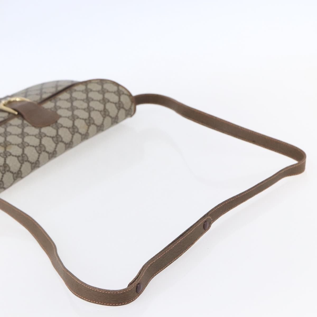 Gucci Gucci Vintage Shoulder Bag GG Canvas and Leather Size ONE SIZE - 8 Thumbnail