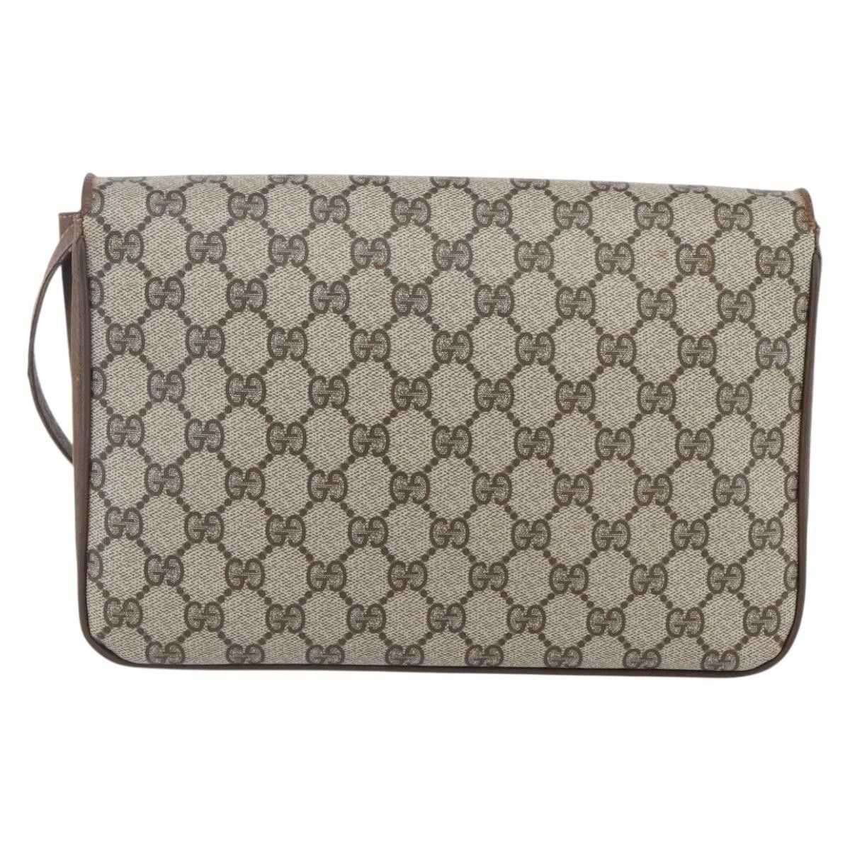 Gucci Gucci Vintage Shoulder Bag GG Canvas and Leather Size ONE SIZE - 2 Thumbnail