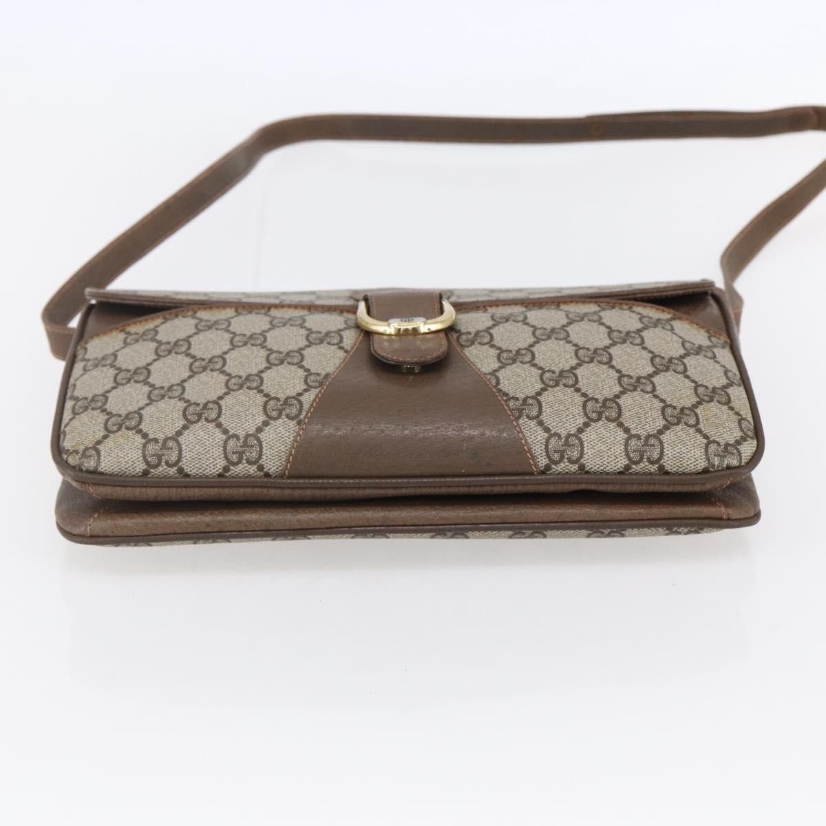 Gucci Gucci Vintage Shoulder Bag GG Canvas and Leather Size ONE SIZE - 14 Thumbnail