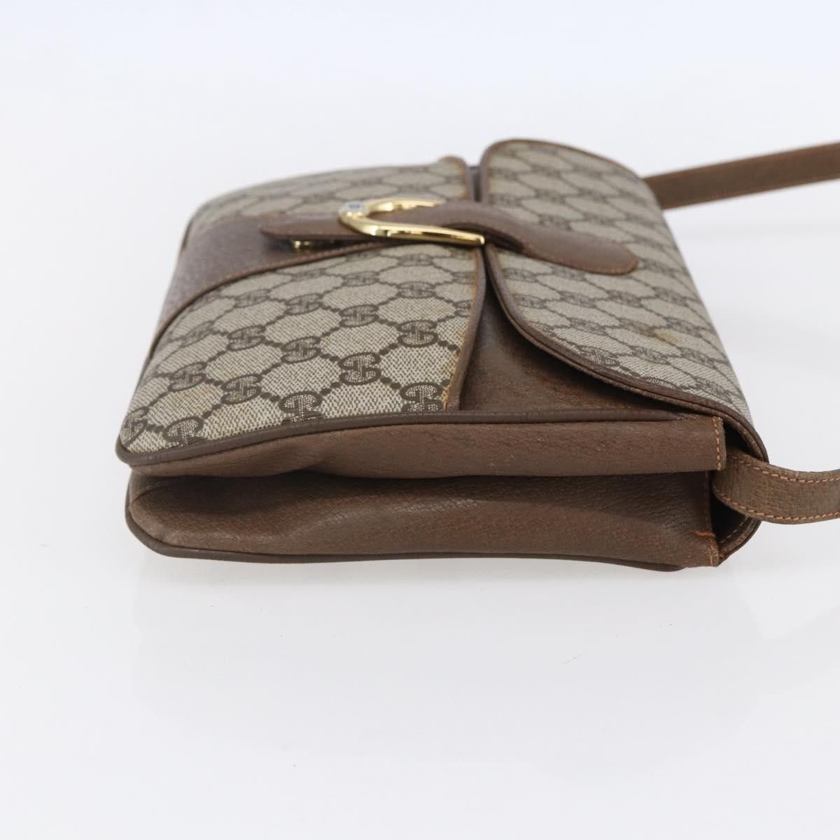 Gucci Gucci Vintage Shoulder Bag GG Canvas and Leather Size ONE SIZE - 4 Thumbnail