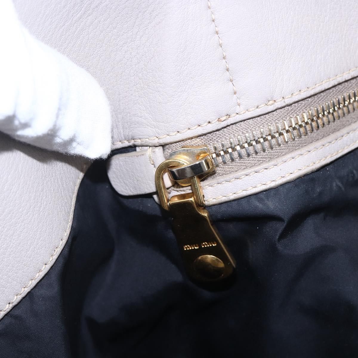 Miu Miu Miu Miu Vintage Tote bag Leather Size ONE SIZE - 19 Thumbnail