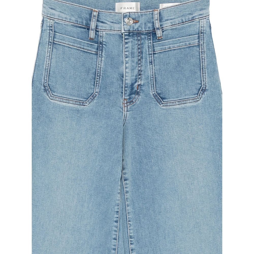 Frame Frame BLUE Denim - Wide-Leg Jeans Size 25" / US 0 / IT 36 - 2 Thumbnail