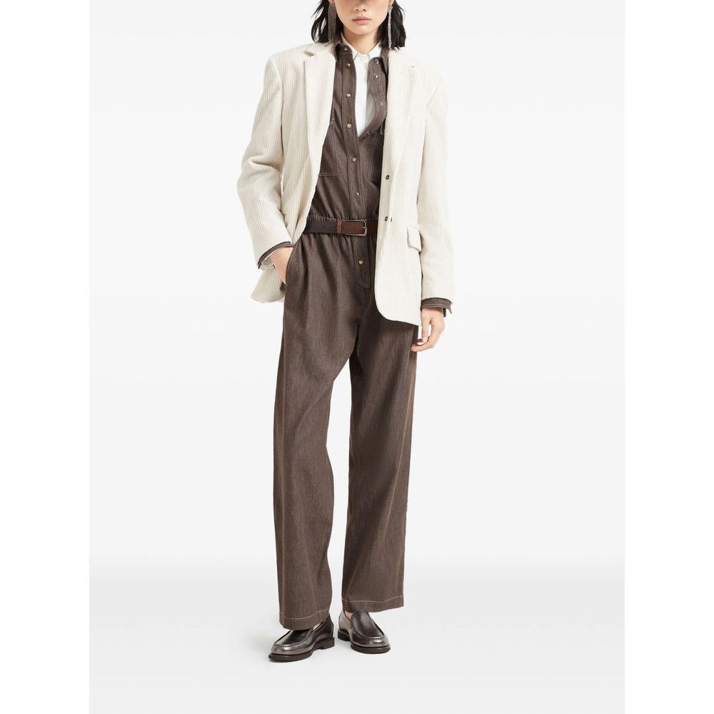 Brunello Cucinelli Brunello Cucinelli BROWN All in One Size L / US 10 / IT 46 - 4 Thumbnail