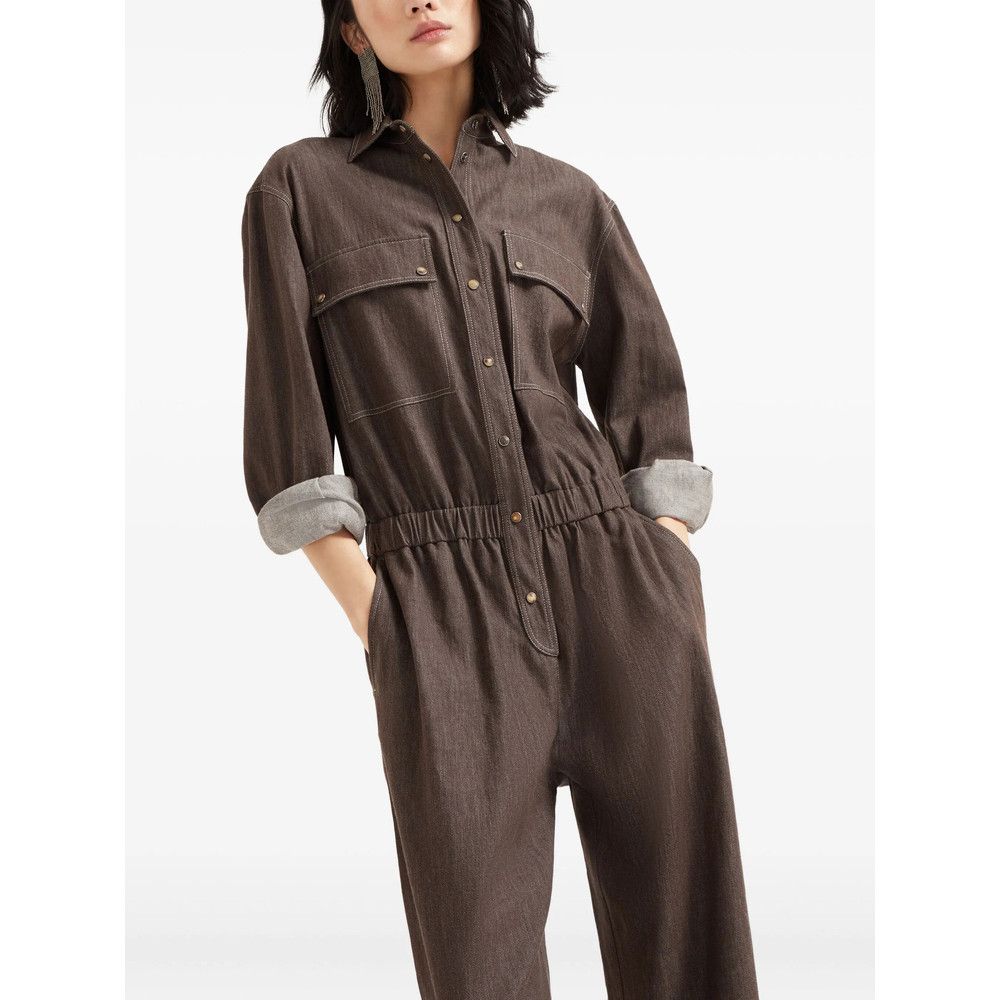 Brunello Cucinelli Brunello Cucinelli BROWN All in One Size L / US 10 / IT 46 - 5 Thumbnail