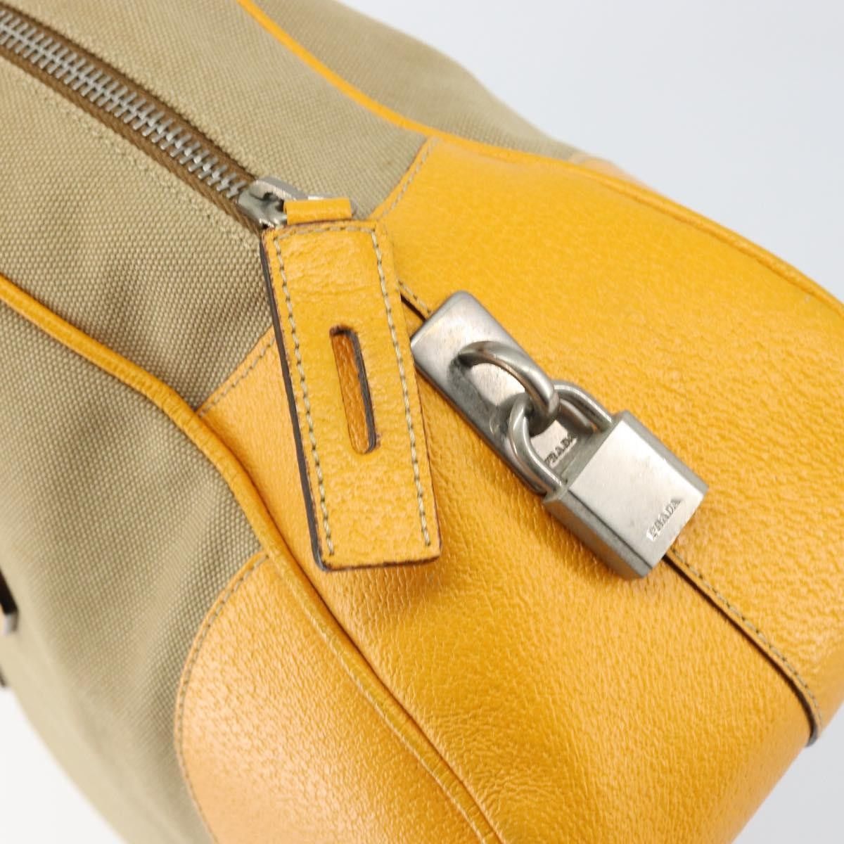 Prada Prada Bowler Bag Canvas with Leather Size ONE SIZE - 13 Thumbnail