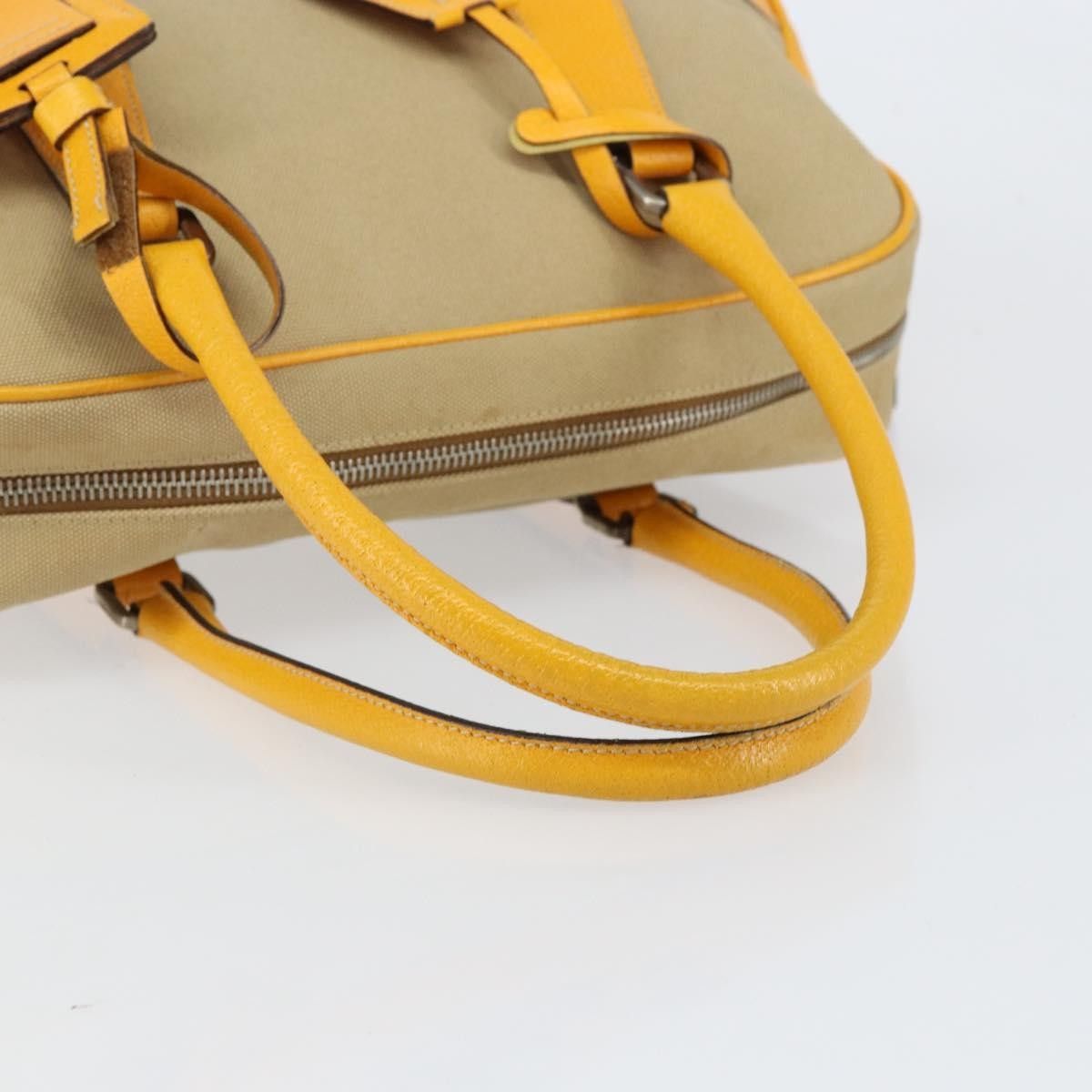 Prada Prada Bowler Bag Canvas with Leather Size ONE SIZE - 8 Thumbnail