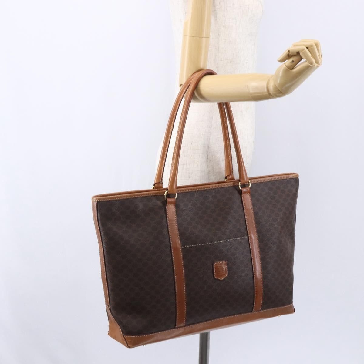 Celine Celine Vintage Macadam Tote bag Canvas Size ONE SIZE - 13 Thumbnail