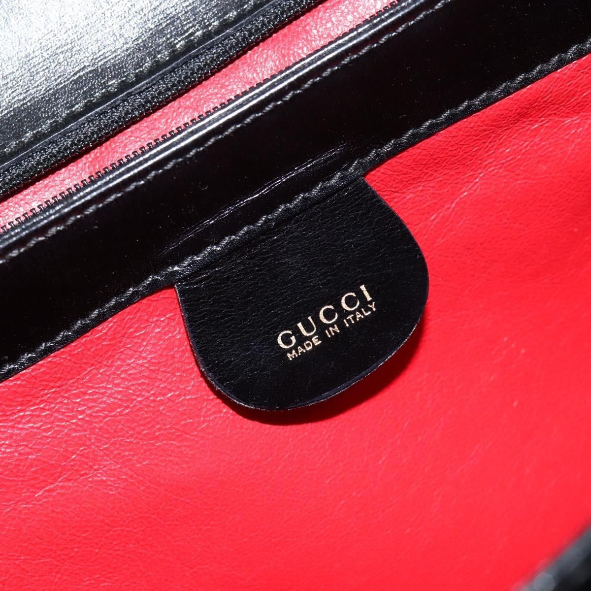 Gucci Gucci Vintage Handbag Leather Size ONE SIZE - 6 Thumbnail