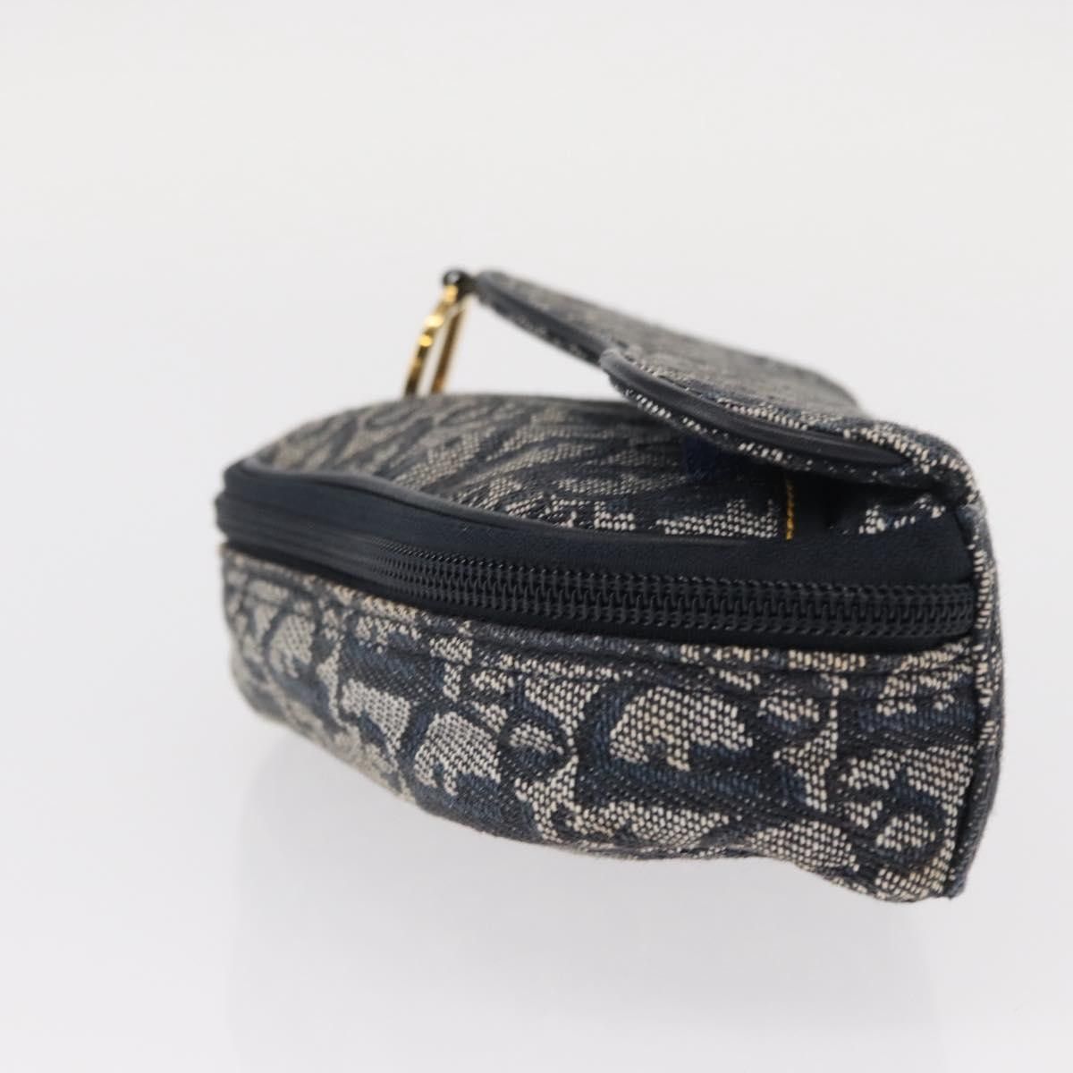 Dior Christian Dior Saddle Zip Pouch Diorissimo Canvas Size ONE SIZE - 3 Thumbnail