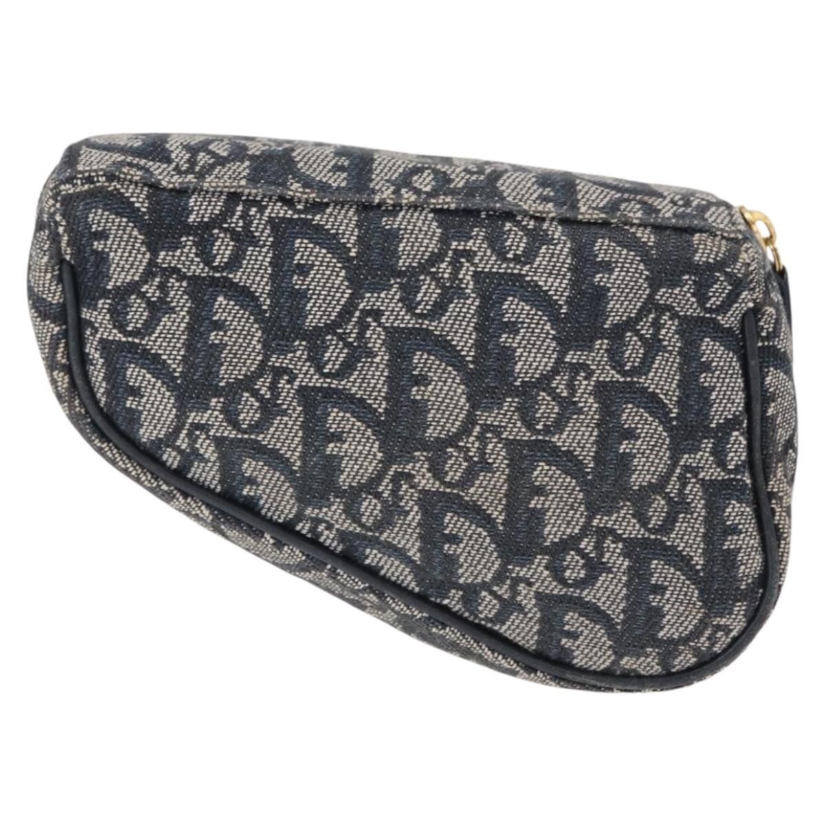 Dior Christian Dior Saddle Zip Pouch Diorissimo Canvas Size ONE SIZE - 2 Thumbnail