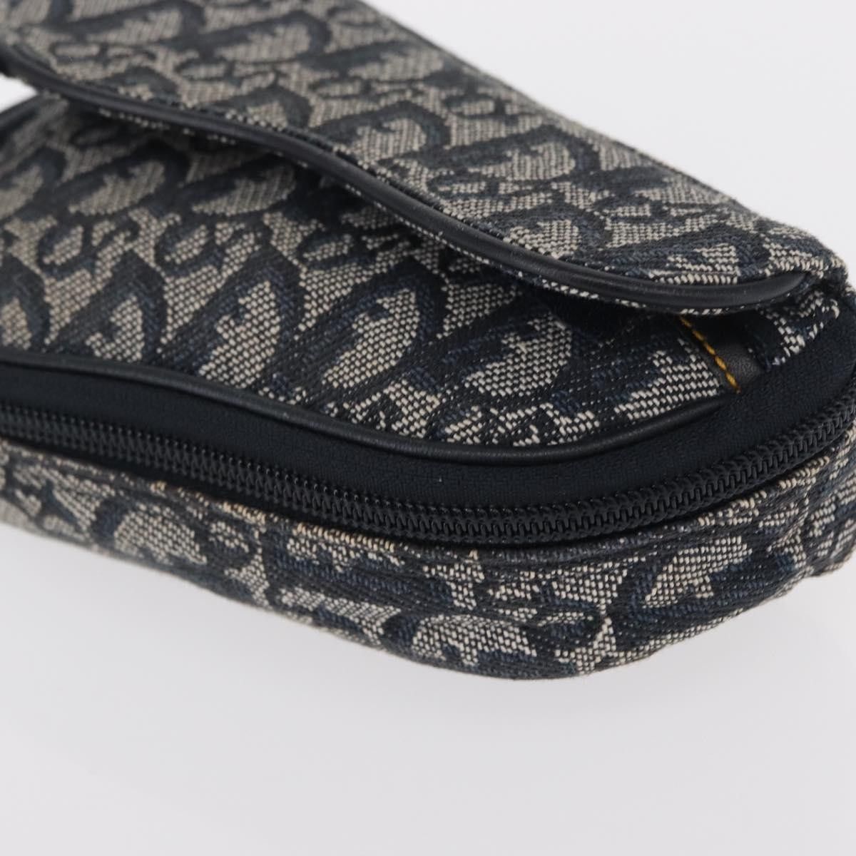 Dior Christian Dior Saddle Zip Pouch Diorissimo Canvas Size ONE SIZE - 11 Thumbnail