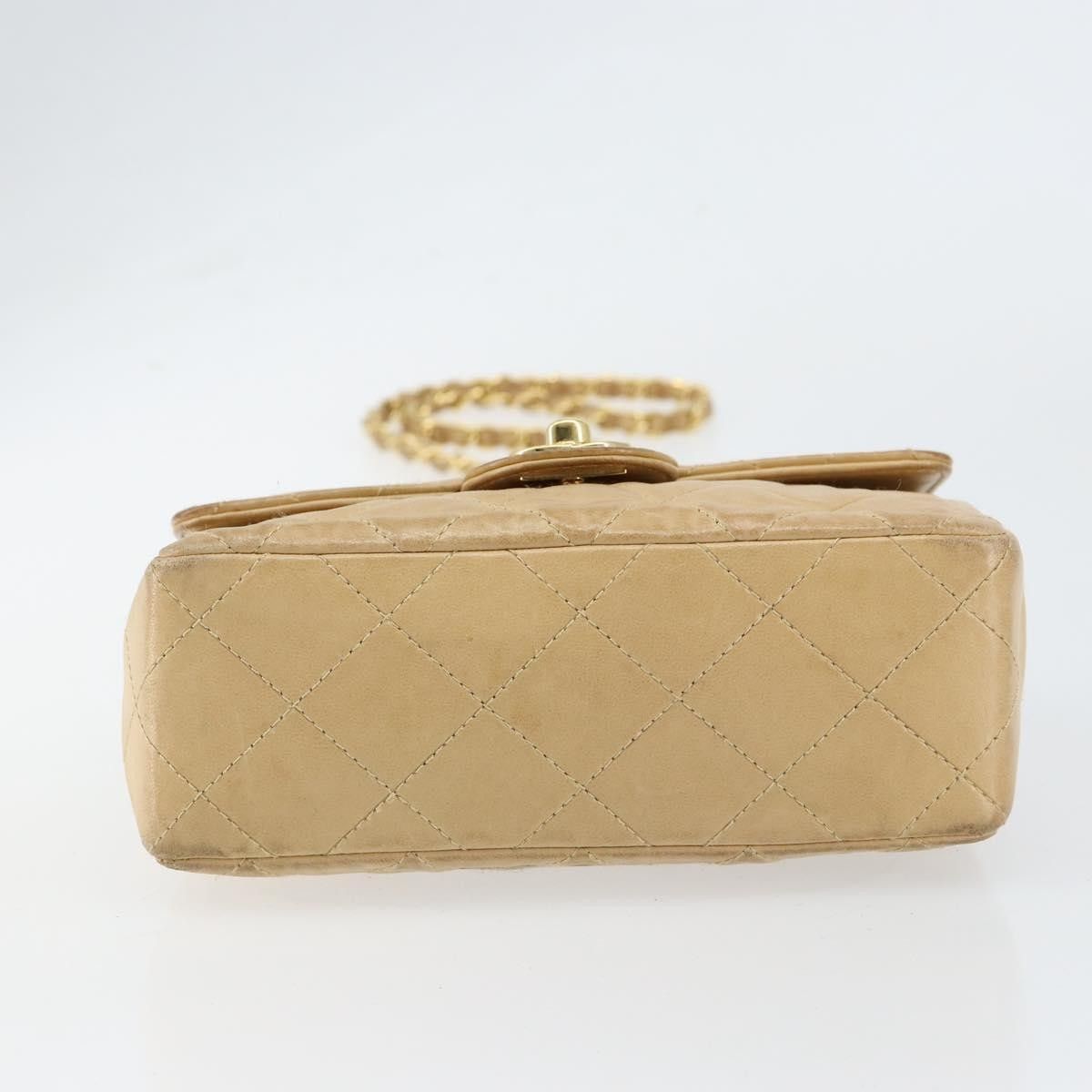 Chanel Chanel Vintage Square Classic Single Flap Bag Quilted Lambskin Size ONE SIZE - 16 Thumbnail