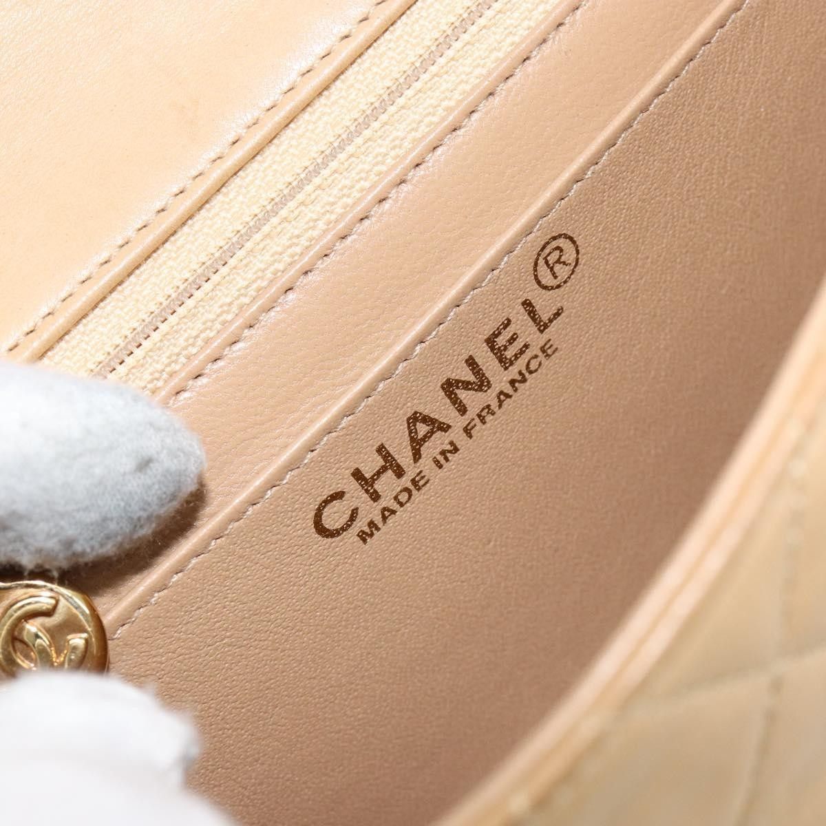 Chanel Chanel Vintage Square Classic Single Flap Bag Quilted Lambskin Size ONE SIZE - 6 Thumbnail