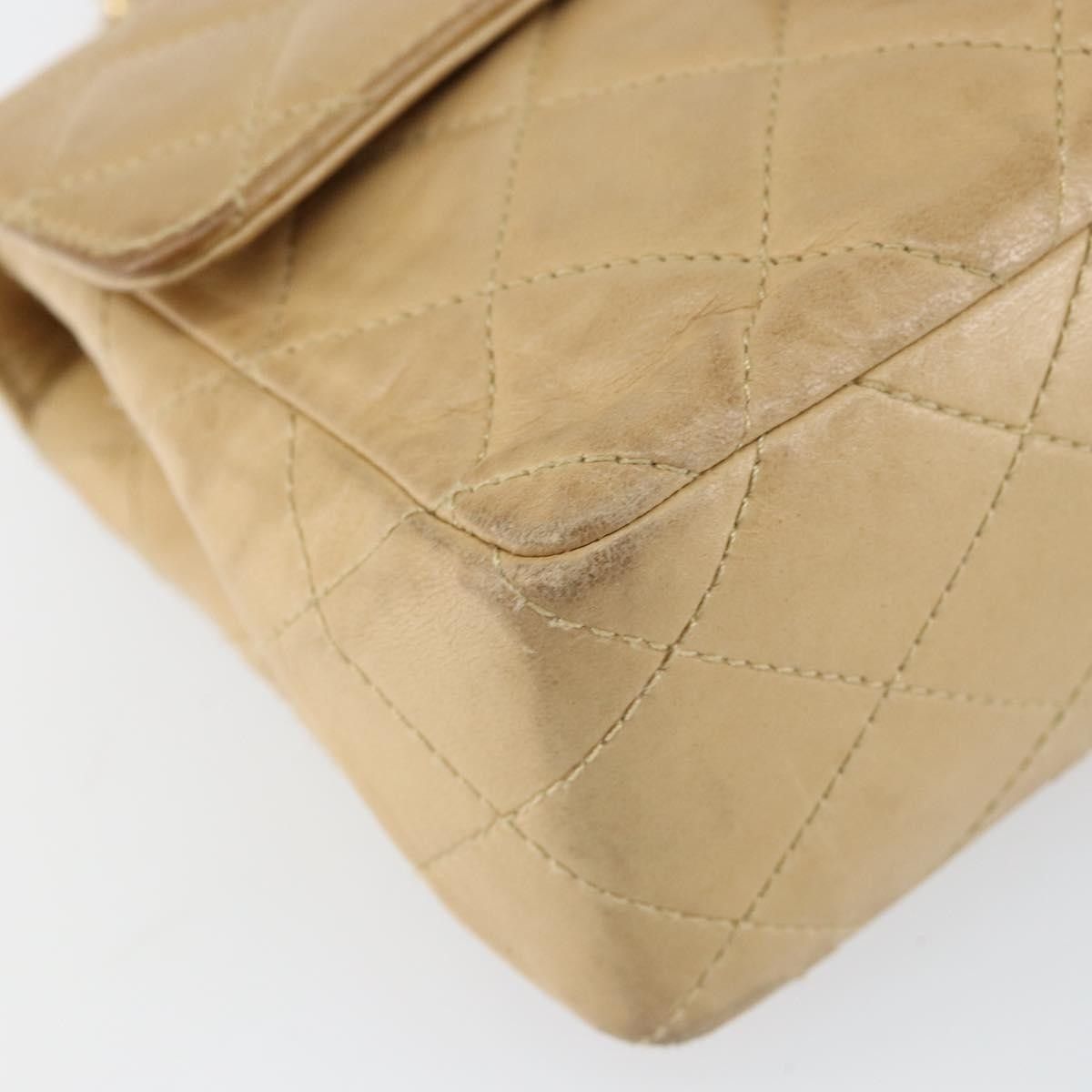 Chanel Chanel Vintage Square Classic Single Flap Bag Quilted Lambskin Size ONE SIZE - 10 Thumbnail