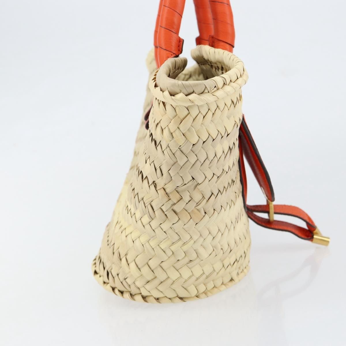 Chloe Chloe Marcie Basket Bag Raffia and Leather Size ONE SIZE - 3 Thumbnail