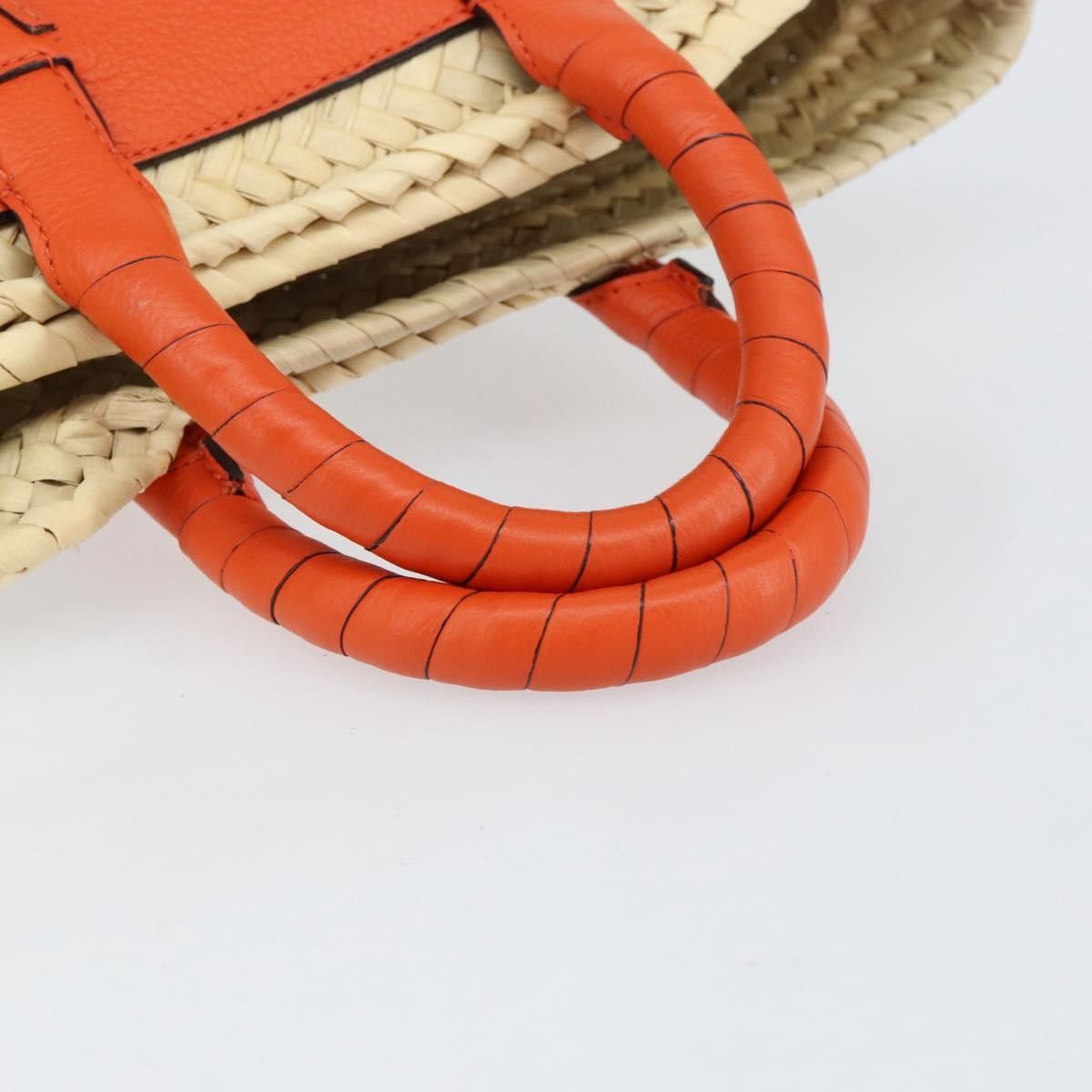 Chloe Chloe Marcie Basket Bag Raffia and Leather Size ONE SIZE - 7 Thumbnail