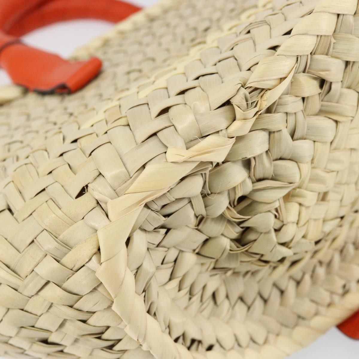 Chloe Chloe Marcie Basket Bag Raffia and Leather Size ONE SIZE - 11 Thumbnail