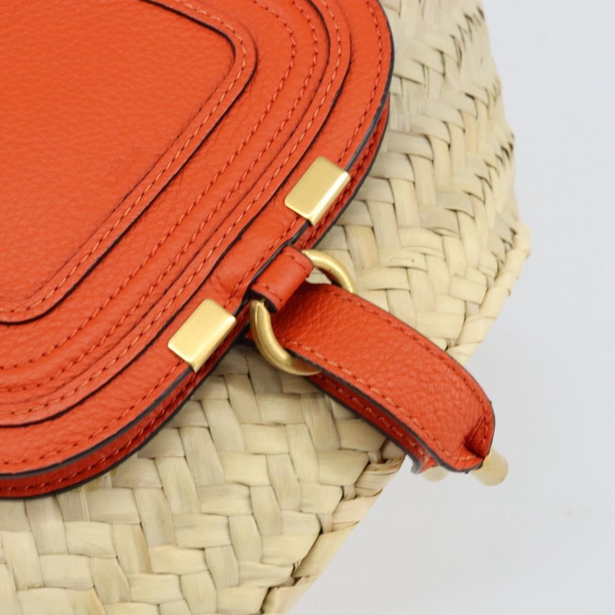 Chloe Chloe Marcie Basket Bag Raffia and Leather Size ONE SIZE - 12 Thumbnail