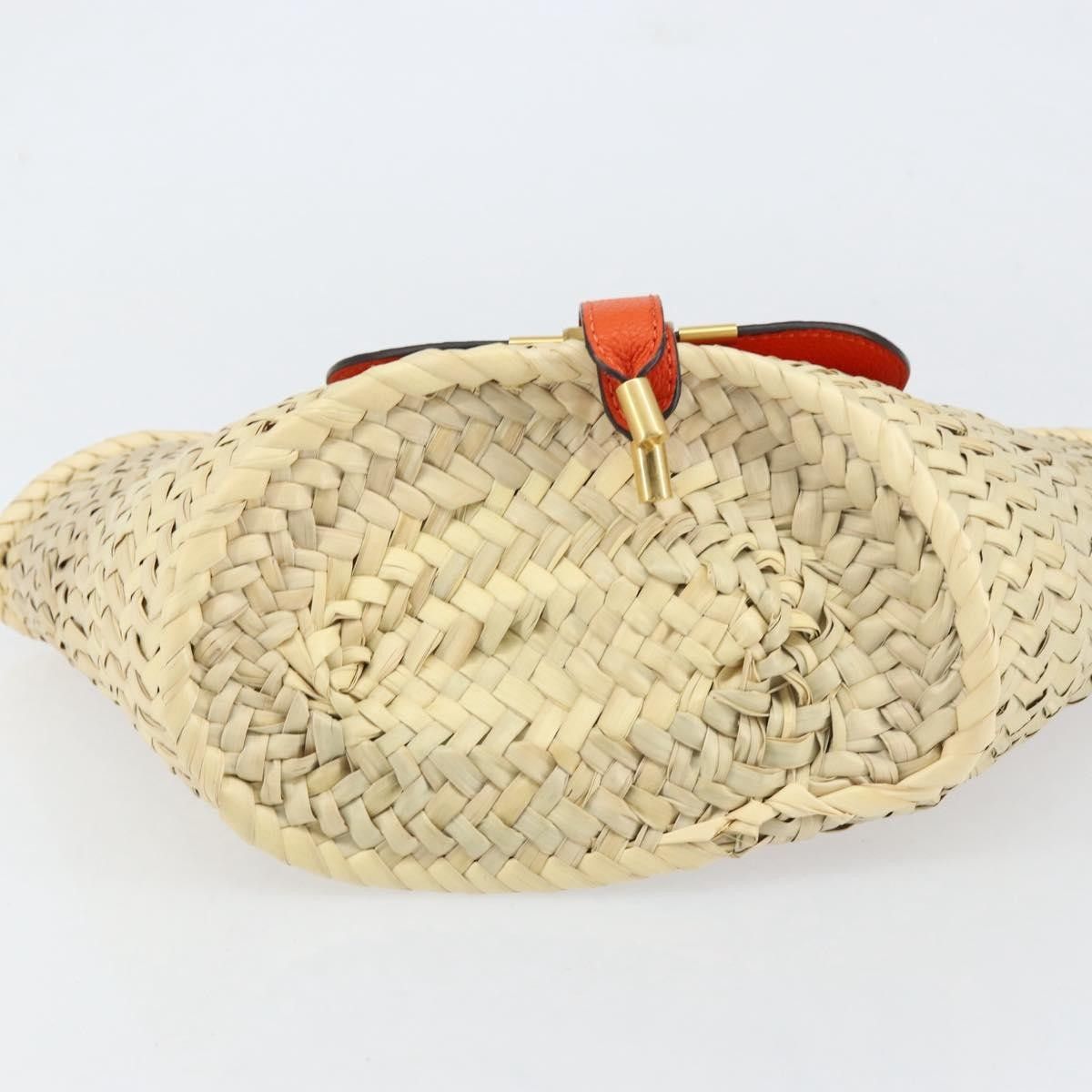 Chloe Chloe Marcie Basket Bag Raffia and Leather Size ONE SIZE - 16 Thumbnail