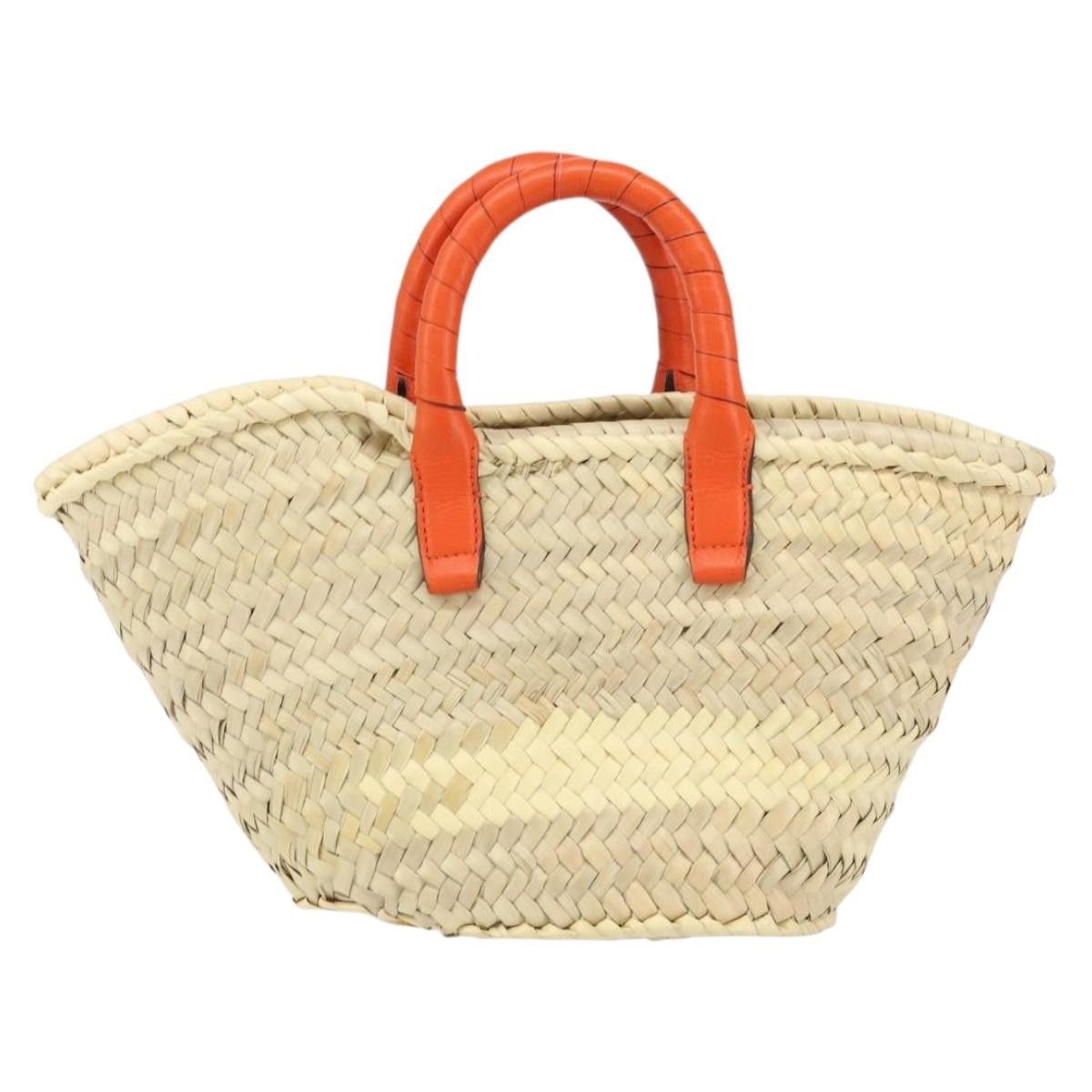 Chloe Chloe Marcie Basket Bag Raffia and Leather Size ONE SIZE - 2 Thumbnail