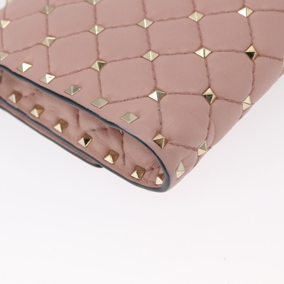Valentino Valentino Garavani Rockstud Spike Wallet on Chain Quilted Leather Size ONE SIZE - 11 Thumbnail
