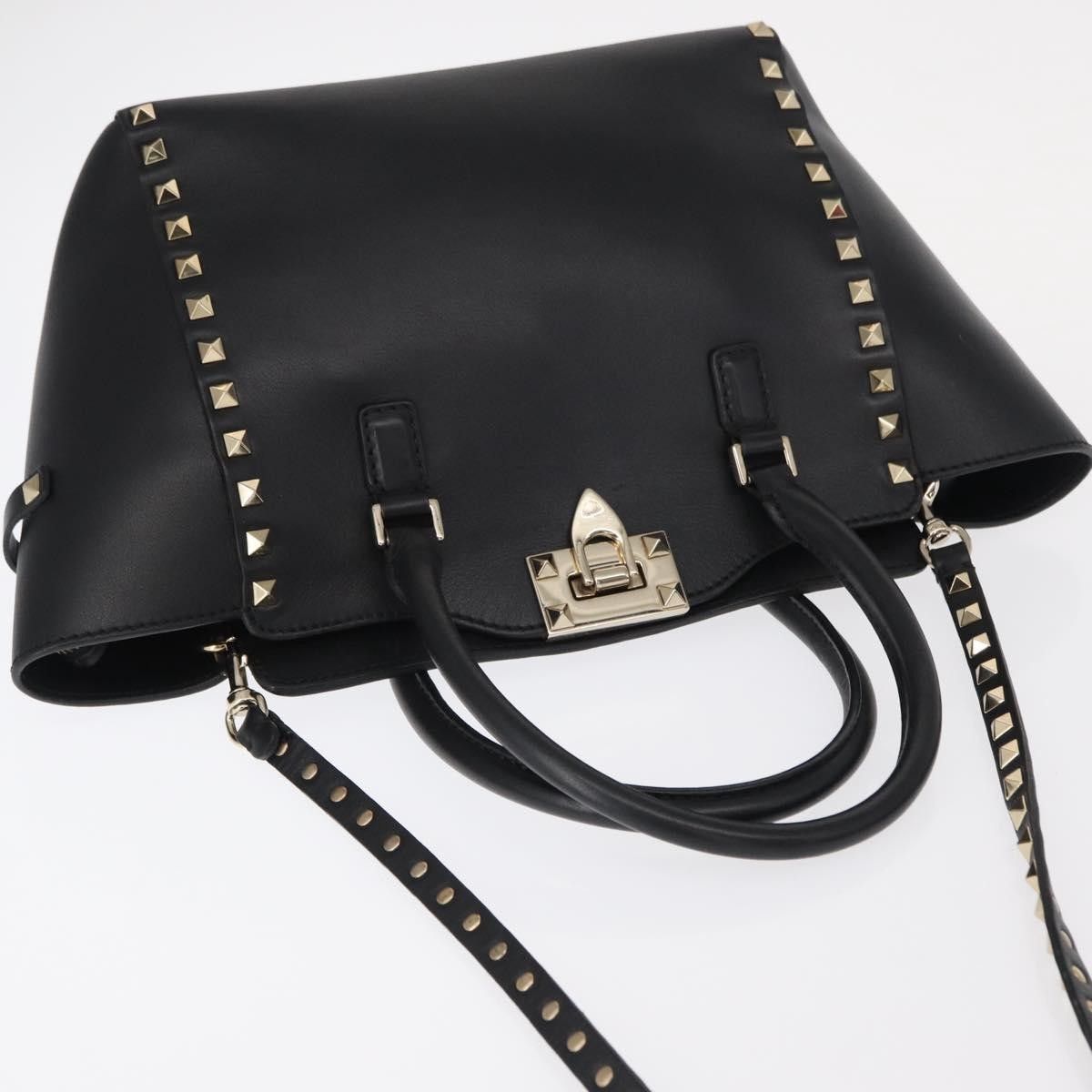Valentino Valentino Garavani Rockstud Tote Rigid Leather Size ONE SIZE - 17 Thumbnail