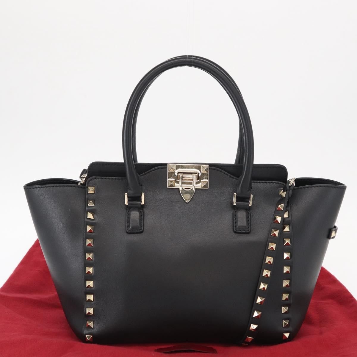 Valentino Valentino Garavani Rockstud Tote Rigid Leather Size ONE SIZE - 13 Thumbnail