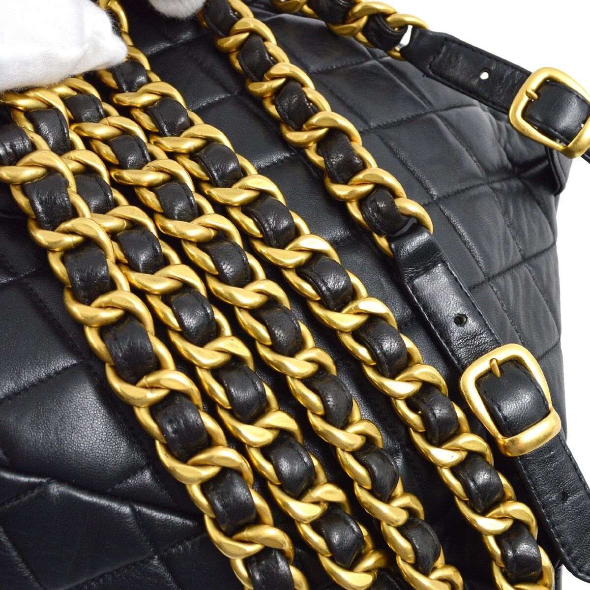 Chanel Chanel Duma Drawstring Backpack Quilted Leather Size ONE SIZE - 8 Thumbnail