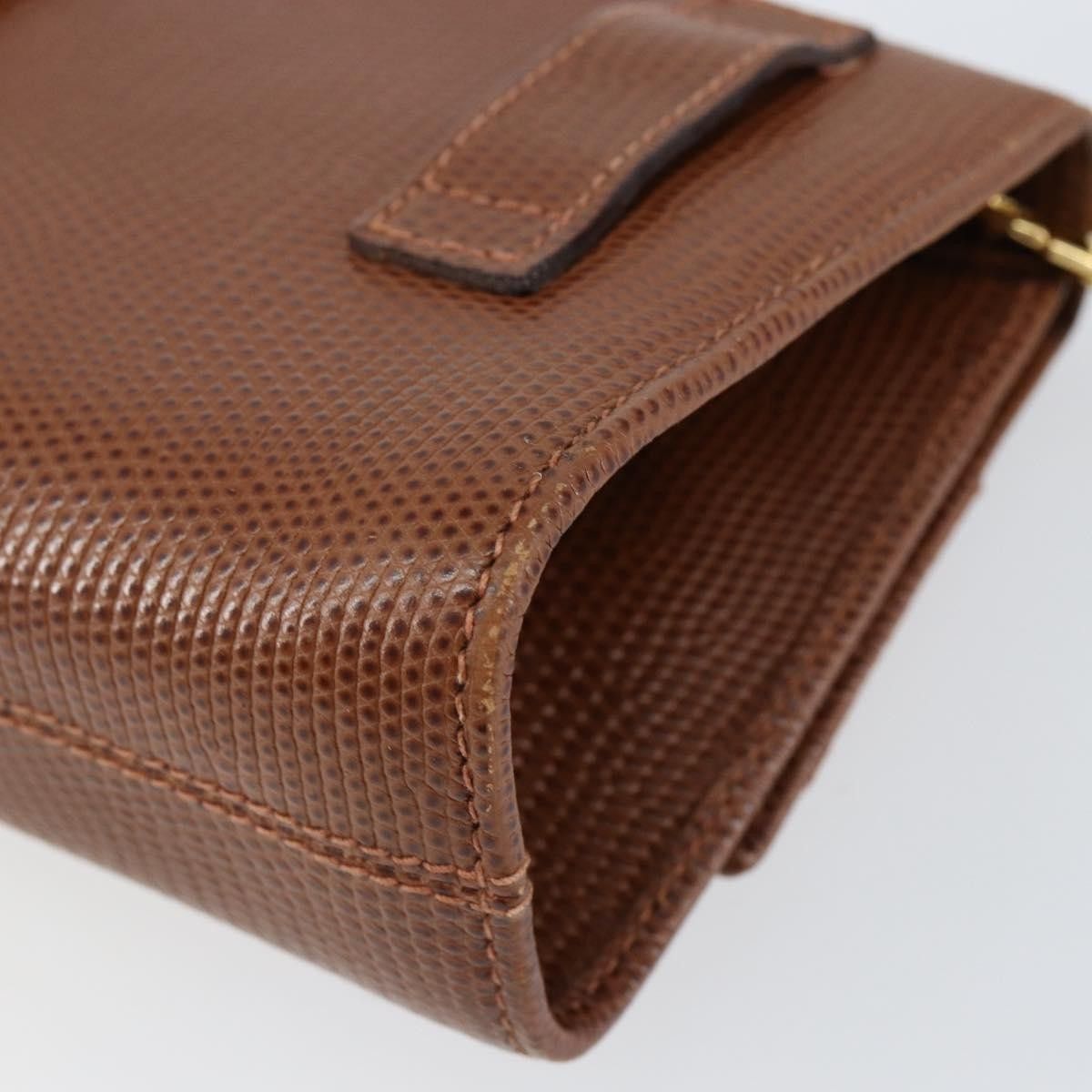 Salvatore Ferragamo Salvatore Ferragamo Vala Embossed Leather Size ONE SIZE - 11 Thumbnail