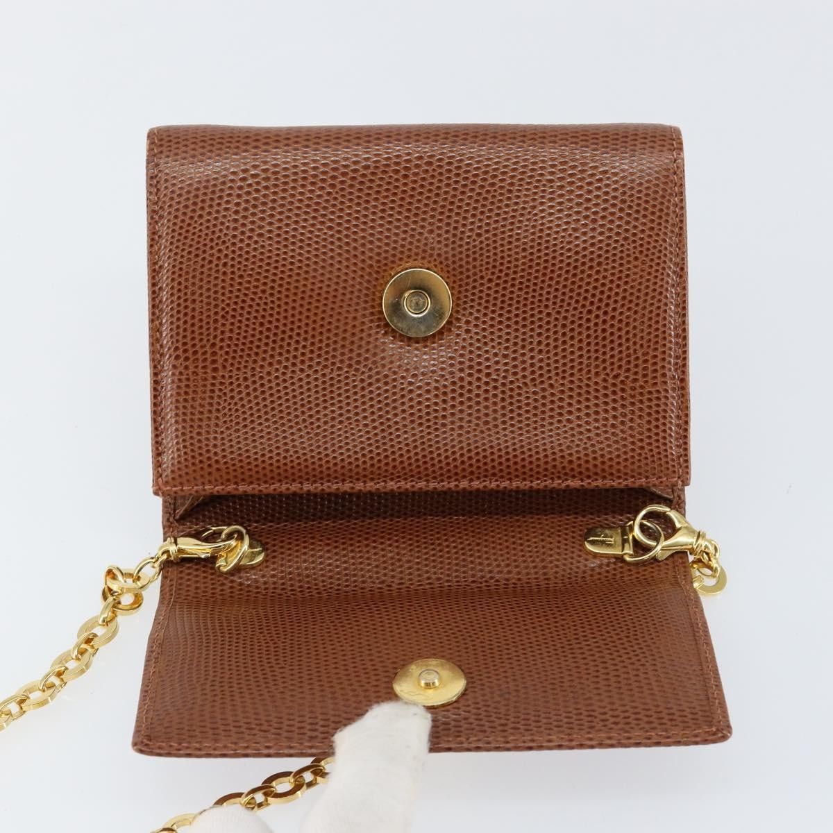 Salvatore Ferragamo Salvatore Ferragamo Vala Embossed Leather Size ONE SIZE - 17 Thumbnail