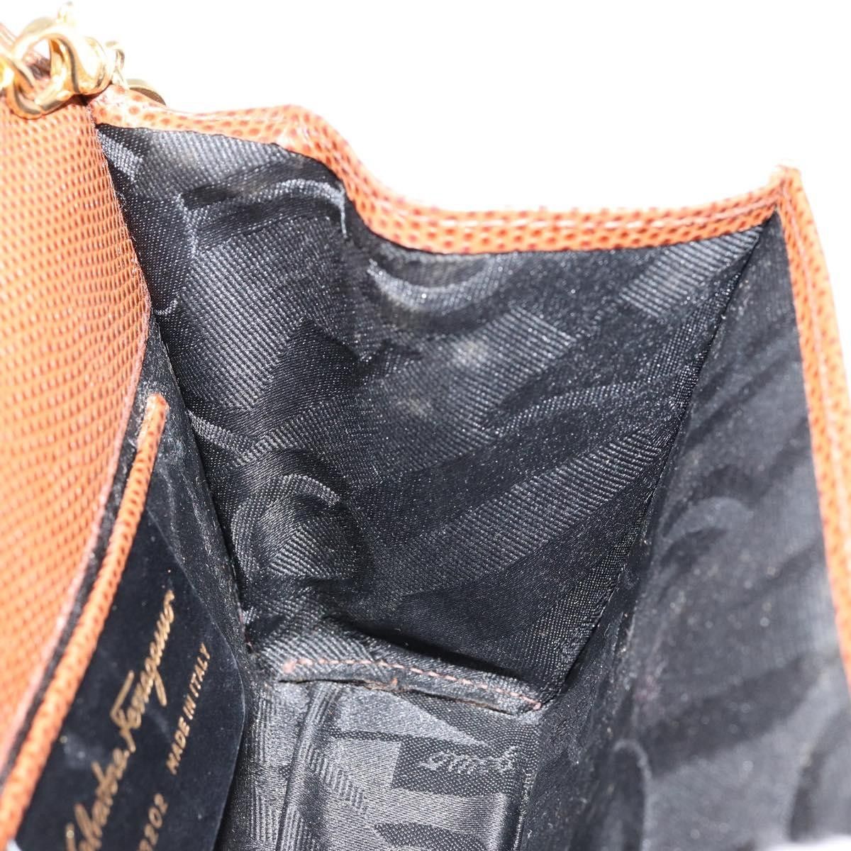 Salvatore Ferragamo Salvatore Ferragamo Vala Embossed Leather Size ONE SIZE - 19 Thumbnail