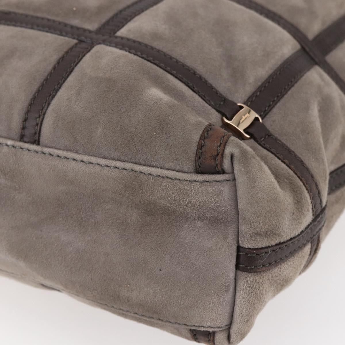Salvatore Ferragamo Salvatore Ferragamo Vala Shoulder Bag Suede Size ONE SIZE - 10 Thumbnail
