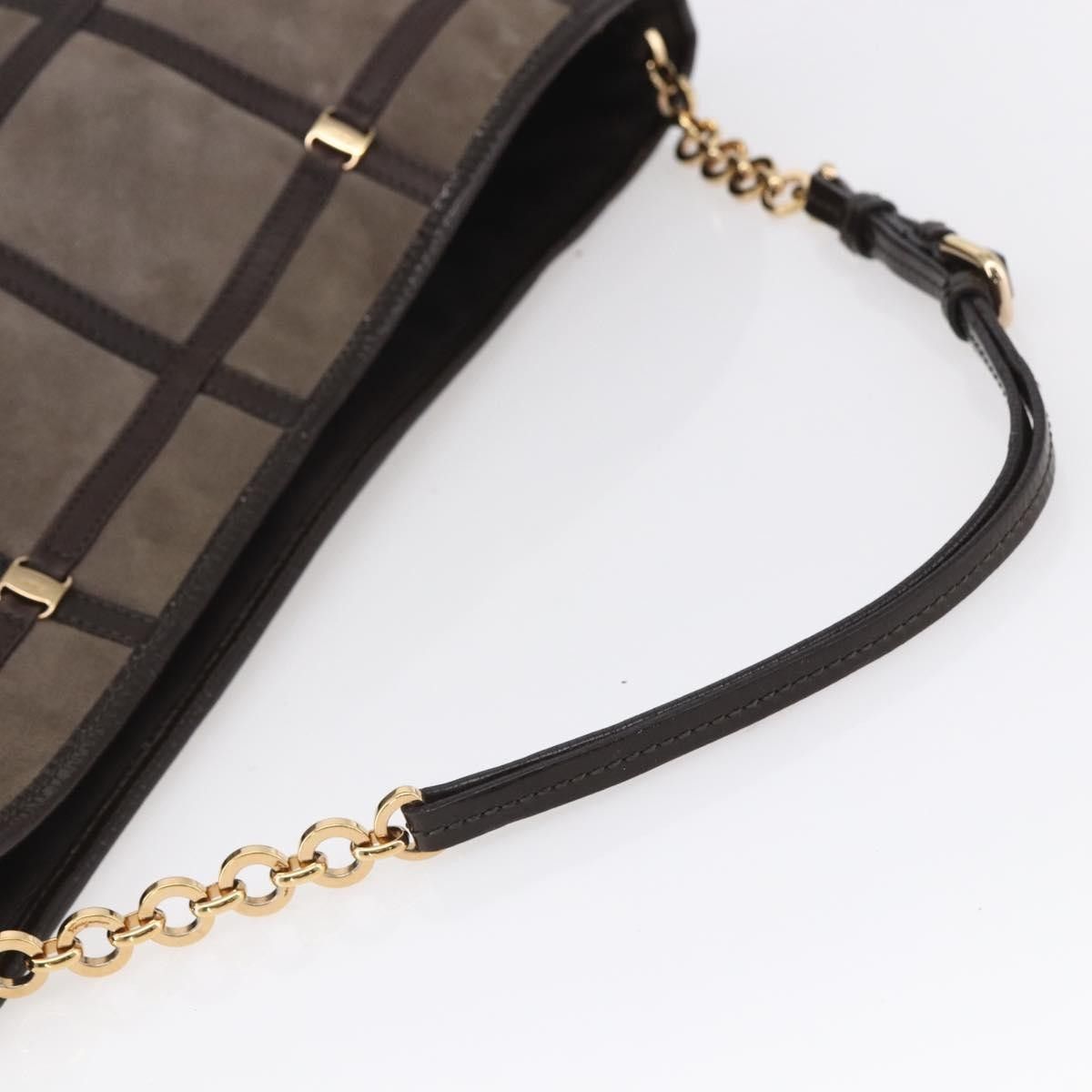 Salvatore Ferragamo Salvatore Ferragamo Vala Shoulder Bag Suede Size ONE SIZE - 8 Thumbnail