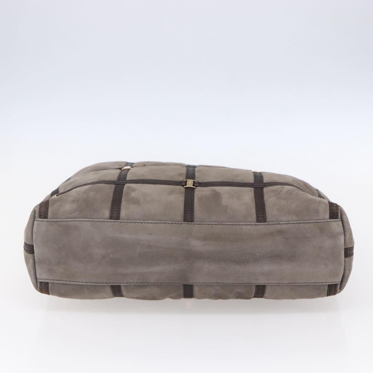 Salvatore Ferragamo Salvatore Ferragamo Vala Shoulder Bag Suede Size ONE SIZE - 16 Thumbnail