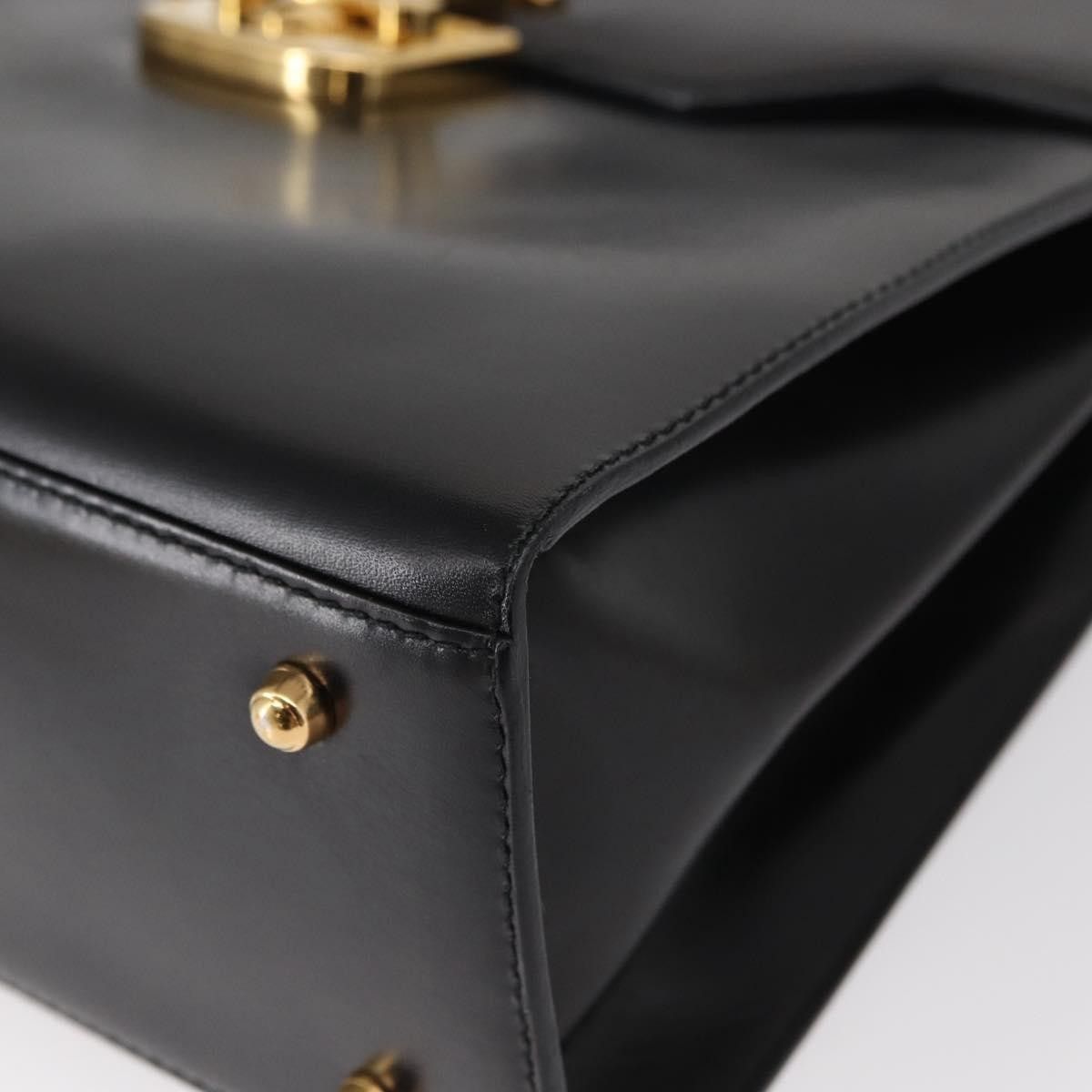 Gucci Gucci Vintage Lady Lock Top Handle Bag Leather Size ONE SIZE - 9 Thumbnail