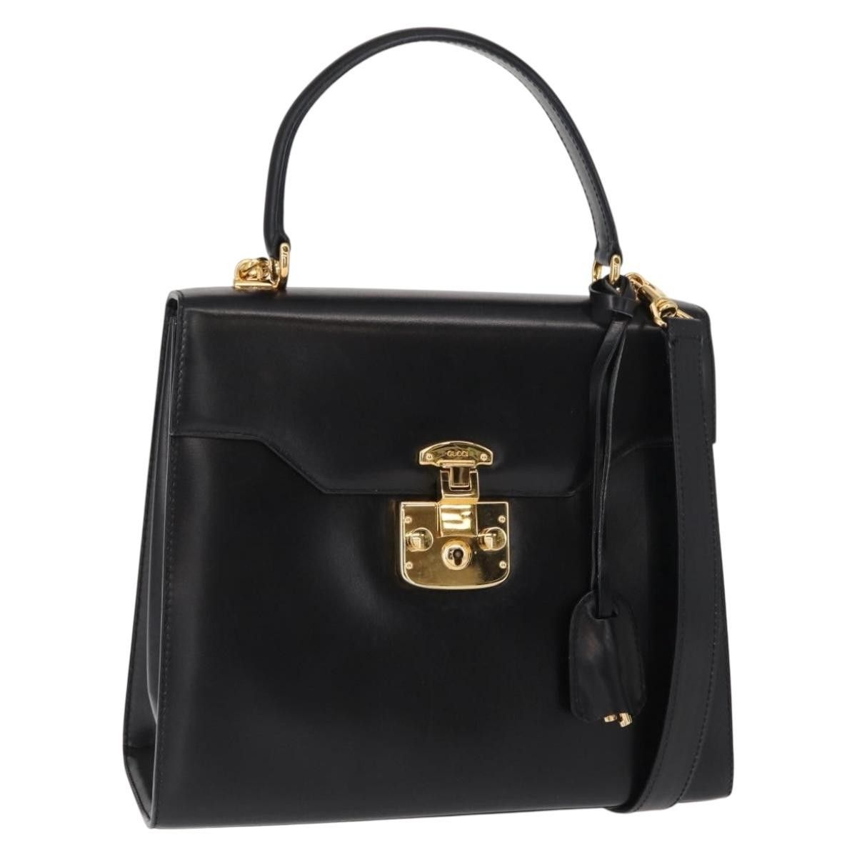 Gucci Gucci Vintage Lady Lock Top Handle Bag Leather Size ONE SIZE - 20 Thumbnail
