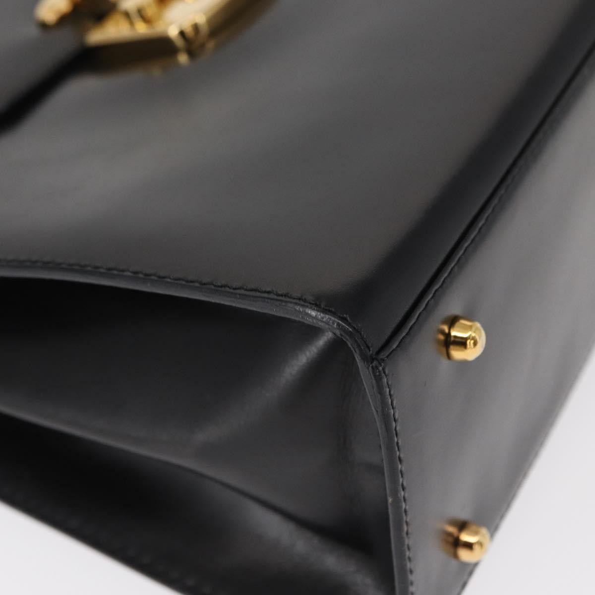 Gucci Gucci Vintage Lady Lock Top Handle Bag Leather Size ONE SIZE - 8 Thumbnail