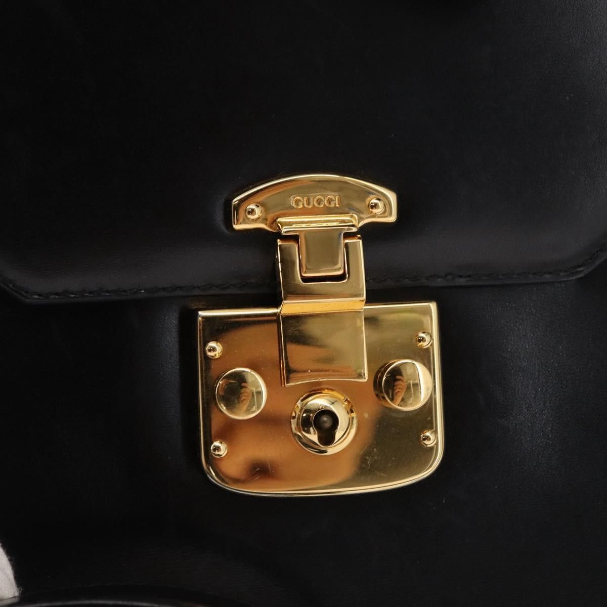 Gucci Gucci Vintage Lady Lock Top Handle Bag Leather Size ONE SIZE - 12 Thumbnail