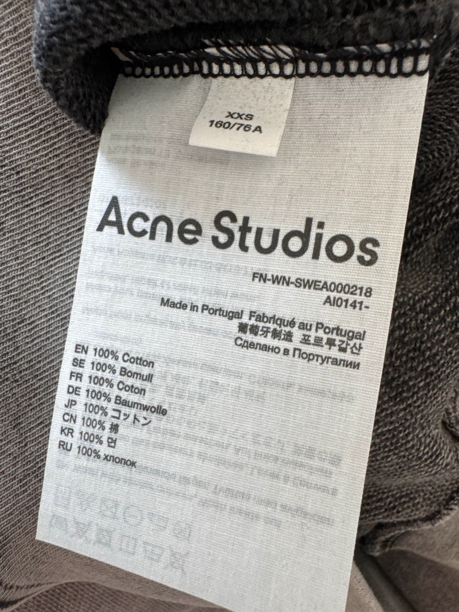 Acne Studios Acne Studios Sweatshirt Size XXS / US 00 / IT 34 - 3 Thumbnail