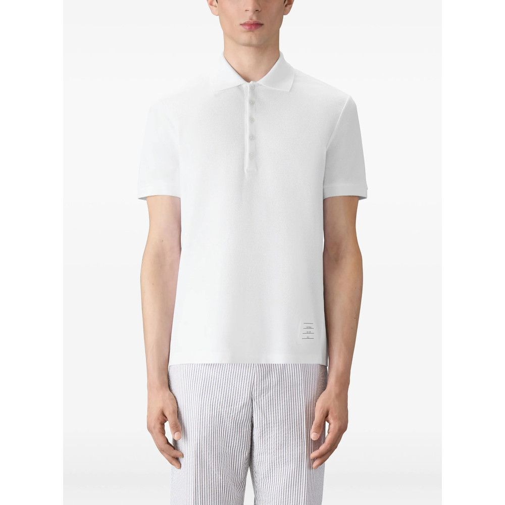 Thom Browne Thom Browne WHITE Polo Shirts Size US L / EU 52-54 / 3 - 4 Thumbnail