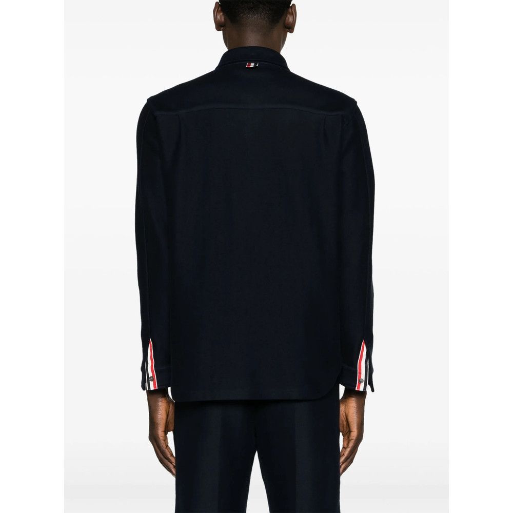 Thom Browne Thom Browne BLUE Jackets - Shirt Jackets Size US M / EU 48-50 / 2 - 5 Thumbnail