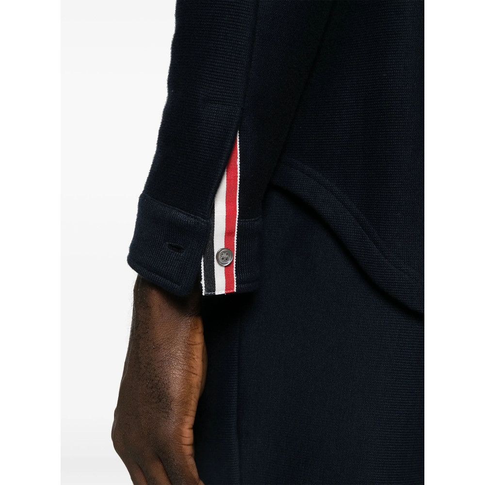 Thom Browne Thom Browne BLUE Jackets - Shirt Jackets Size US L / EU 52-54 / 3 - 4 Thumbnail