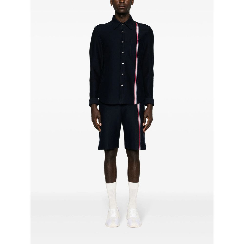 Thom Browne Thom Browne BLUE Jackets - Shirt Jackets Size US XL / EU 56 / 4 - 2 Thumbnail