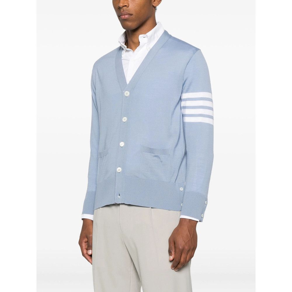 Thom Browne Thom Browne BLUE Sweaters & Knitwear - Cardigans Size US L / EU 52-54 / 3 - 3 Thumbnail