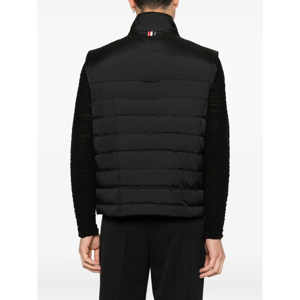 Thom Browne Thom Browne BLACK Jackets - Waistcoats & Gilets Size US XL / EU 56 / 4 - 4 Thumbnail