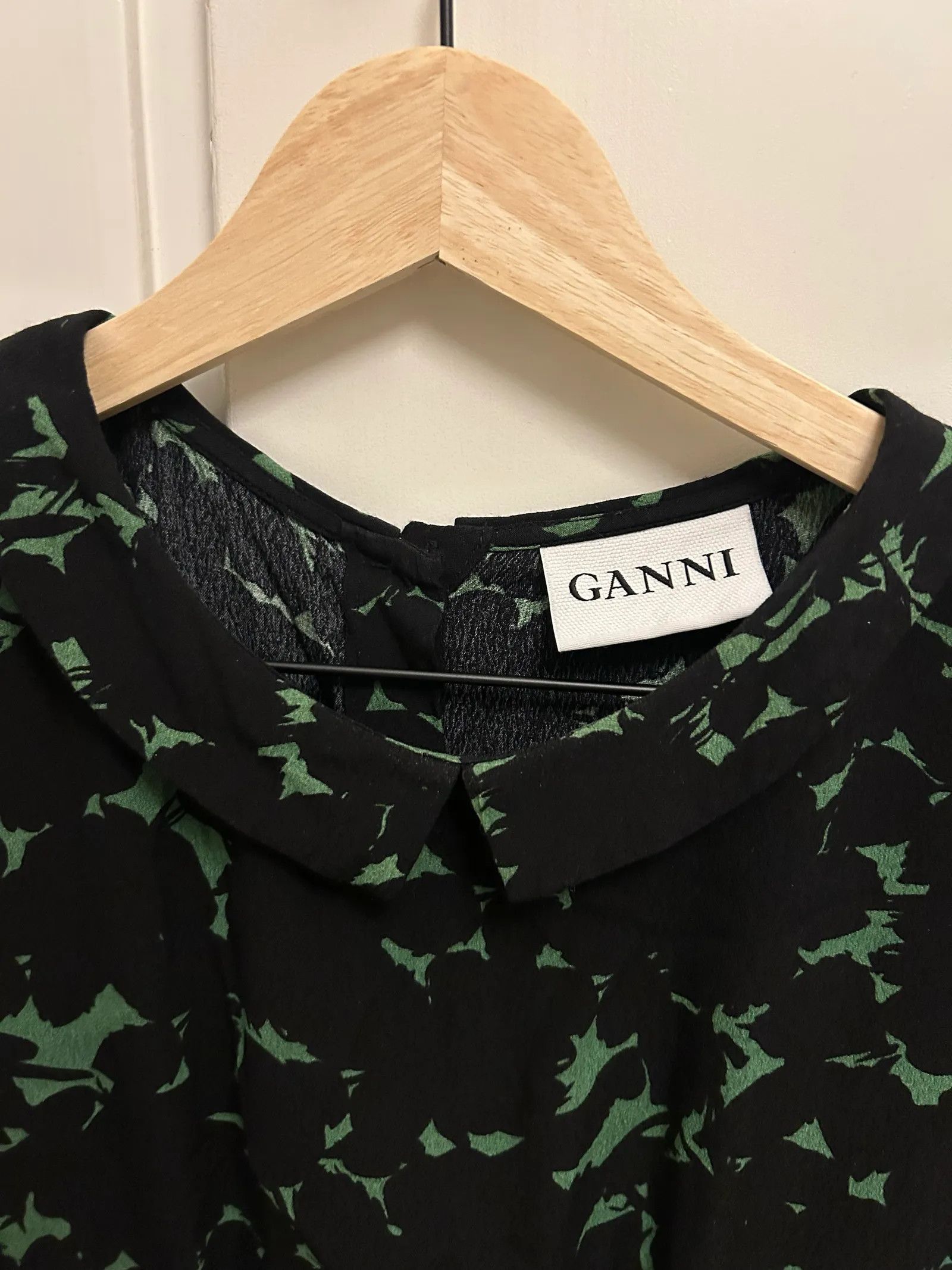 Ganni Ganni Rossmoor Crepe Dress Size M / US 6-8 / IT 42-44 - 2 Thumbnail