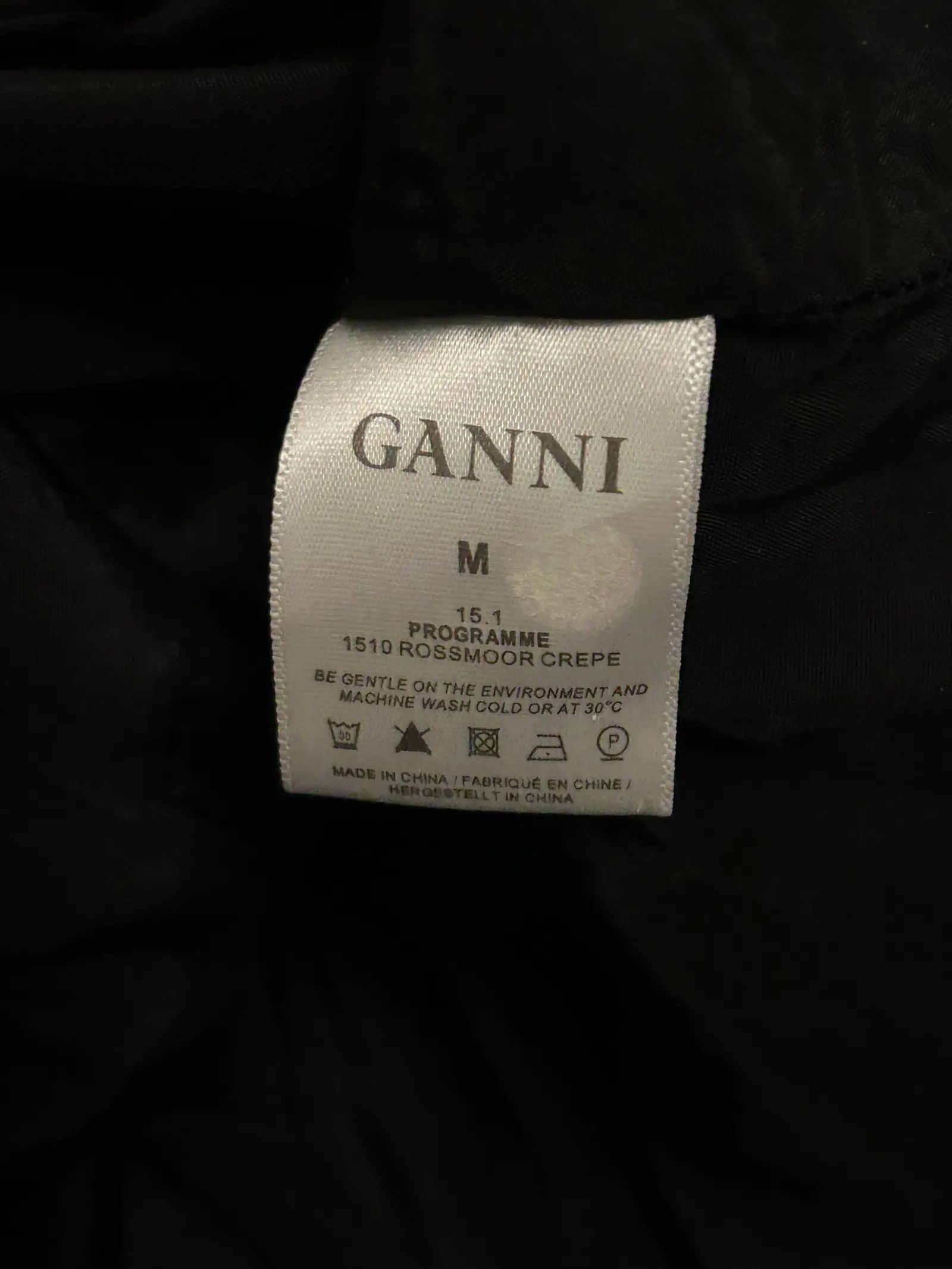 Ganni Ganni Rossmoor Crepe Dress Size M / US 6-8 / IT 42-44 - 4 Thumbnail